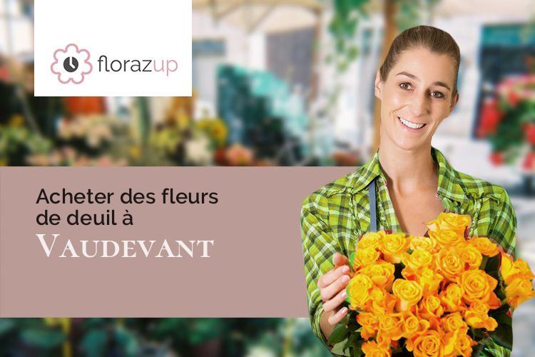 couronnes de fleurs pour un enterrement à Vaudevant (Ardèche/07410)