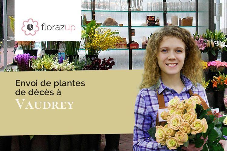 compositions florales pour un enterrement à Vaudrey (Jura/39380)