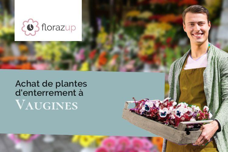 compositions de fleurs pour un décès à Vaugines (Vaucluse/84160)