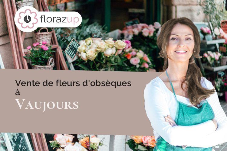 compositions de fleurs pour des obsèques à Vaujours (Seine-Saint-Denis/93410)