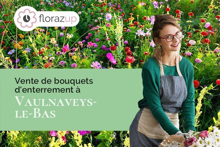 compositions florales pour un enterrement à Vaulnaveys-le-Bas (Isère/38410)