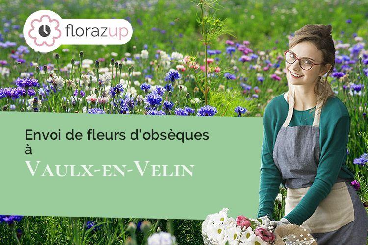 gerbes de fleurs pour un décès à Vaulx-en-Velin (Rhône/69120)