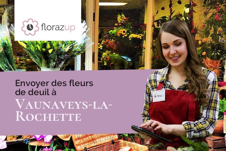 gerbes de fleurs pour des funérailles à Vaunaveys-la-Rochette (Drôme/26400)
