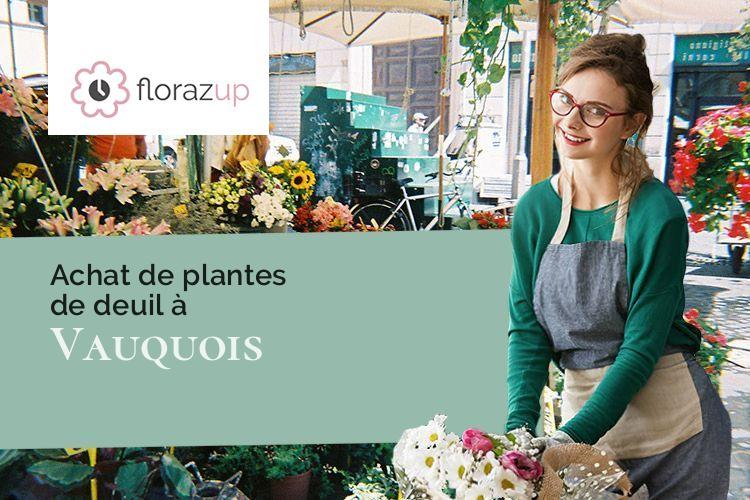 gerbes de fleurs pour un enterrement à Vauquois (Meuse/55270)