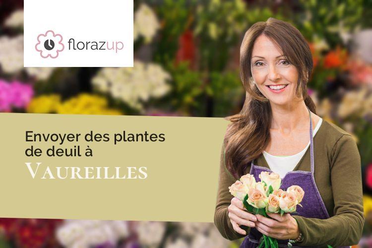 créations florales pour un enterrement à Vaureilles (Aveyron/12220)