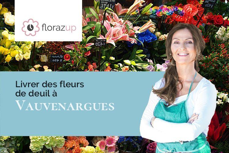 coeurs de fleurs pour un enterrement à Vauvenargues (Bouches-du-Rhône/13126)