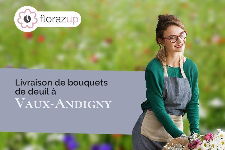couronnes florales pour des obsèques à Vaux-Andigny (Aisne/02110)