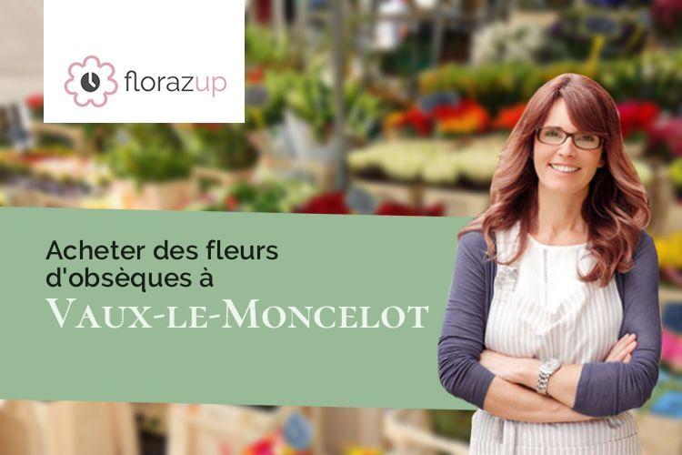 compositions de fleurs pour un enterrement à Vaux-le-Moncelot (Haute-Saône/70700)