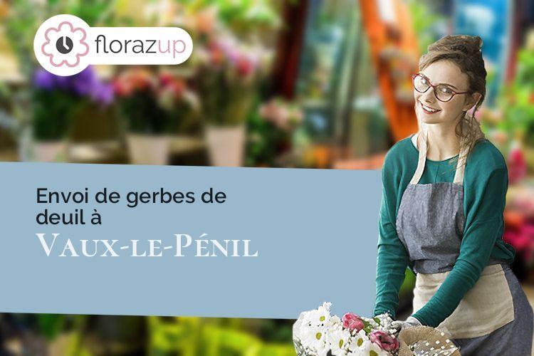 couronnes de fleurs pour une crémation à Vaux-le-Pénil (Seine-et-Marne/77000)