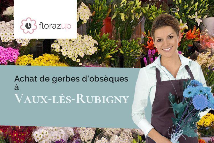 coeurs de fleurs pour un enterrement à Vaux-lès-Rubigny (Ardennes/08220)