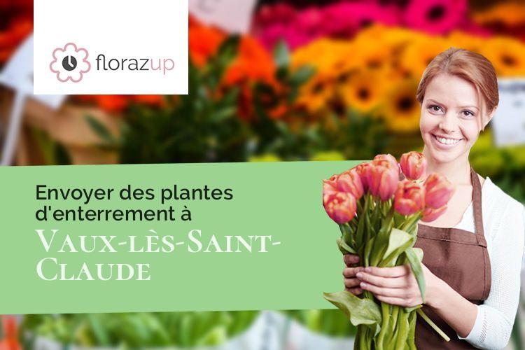 couronnes de fleurs pour une crémation à Vaux-lès-Saint-Claude (Jura/39360)
