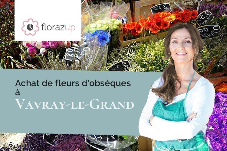 fleurs deuil pour un deuil à Vavray-le-Grand (Marne/51300)