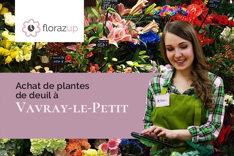 compositions florales pour des funérailles à Vavray-le-Petit (Marne/51300)