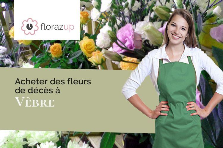 couronnes de fleurs pour une crémation à Vèbre (Ariège/09310)