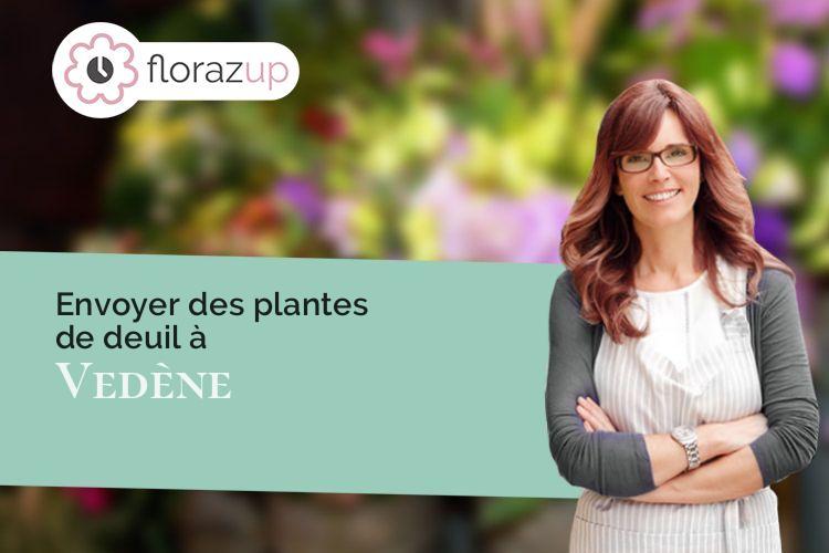 fleurs deuil pour une crémation à Vedène (Vaucluse/84270)