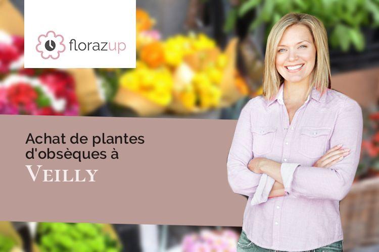 créations florales pour un décès à Veilly (Côte-d'Or/21360)