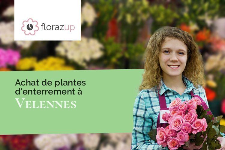 compositions florales pour un décès à Velennes (Oise/60510)