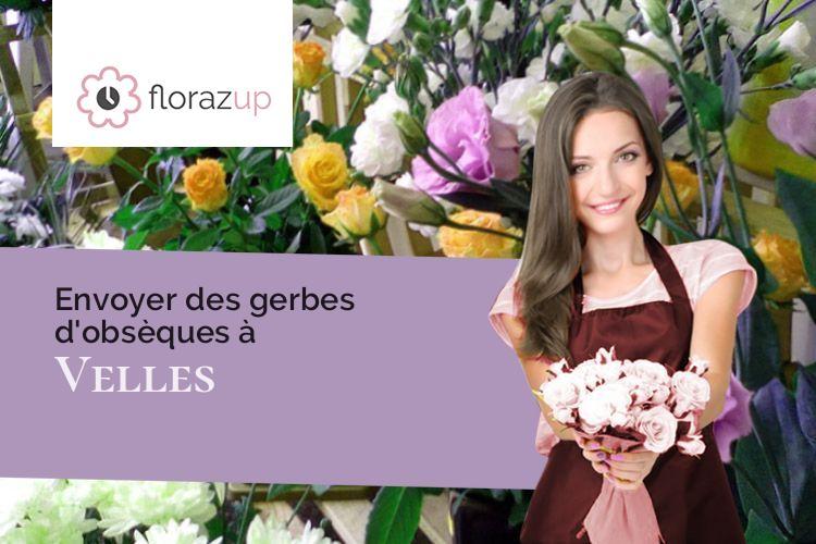 compositions de fleurs pour un deuil à Velles (Indre/36330)