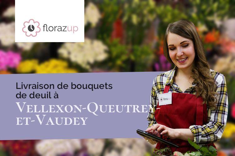 compositions de fleurs pour des funérailles à Vellexon-Queutrey-et-Vaudey (Haute-Saône/70130)