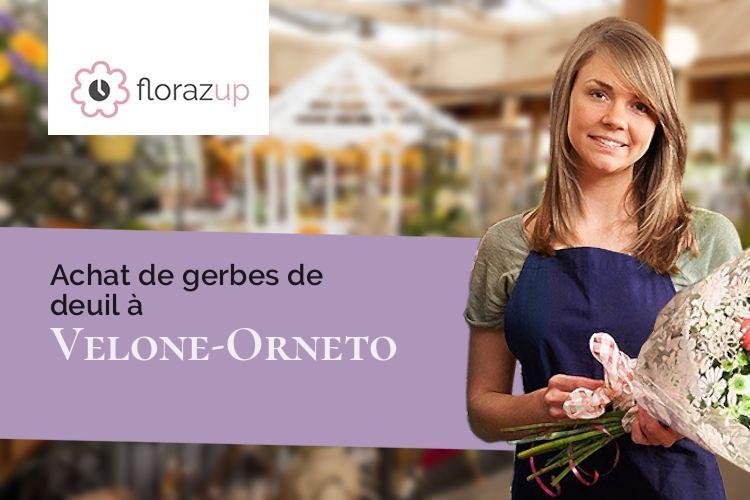 coeurs de fleurs pour un décès à Velone-Orneto (Corse/20230)