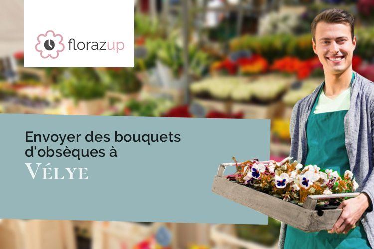 coeurs de fleurs pour un enterrement à Vélye (Marne/51130)