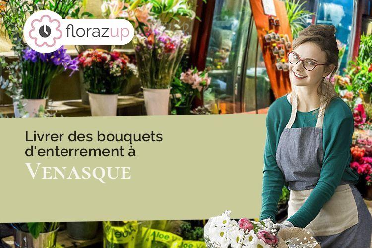créations florales pour un enterrement à Venasque (Vaucluse/84210)