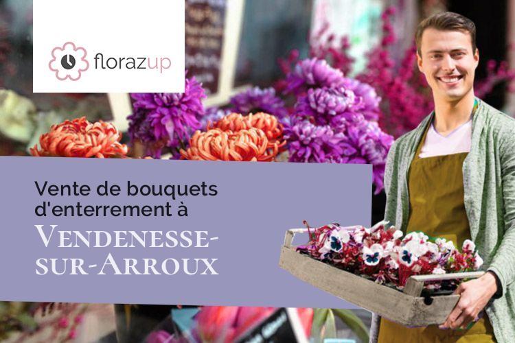couronnes de fleurs pour des obsèques à Vendenesse-sur-Arroux (Saône-et-Loire/71130)