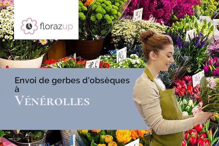 bouquets de fleurs pour des funérailles à Vénérolles (Aisne/02510)