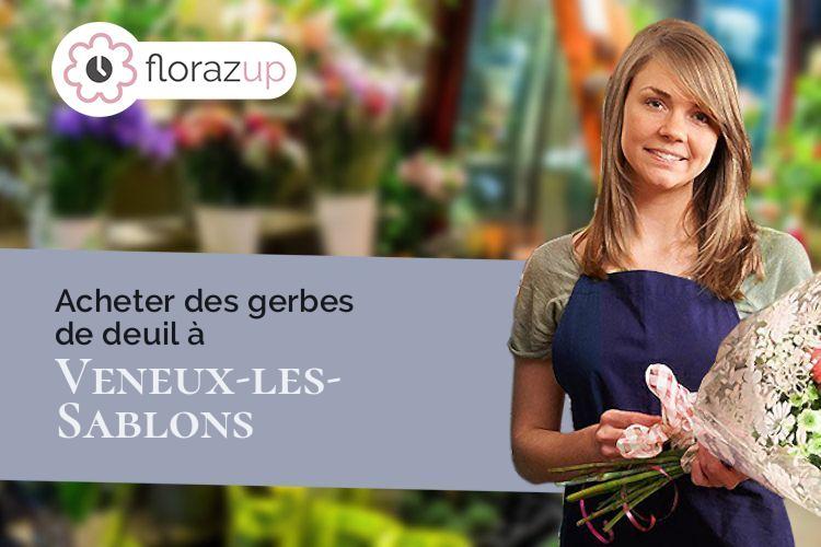 bouquets de fleurs pour un deuil à Veneux-les-Sablons (Seine-et-Marne/77250)