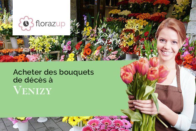fleurs deuil pour une crémation à Venizy (Yonne/89210)