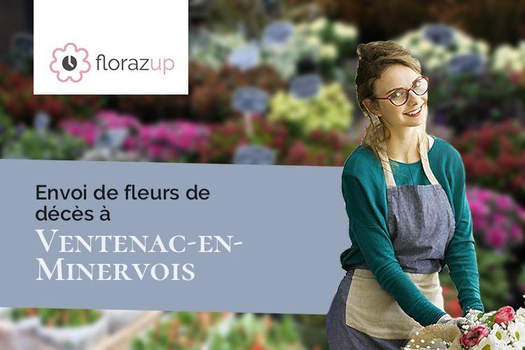 compositions florales pour un deuil à Ventenac-en-Minervois (Aude/11120)
