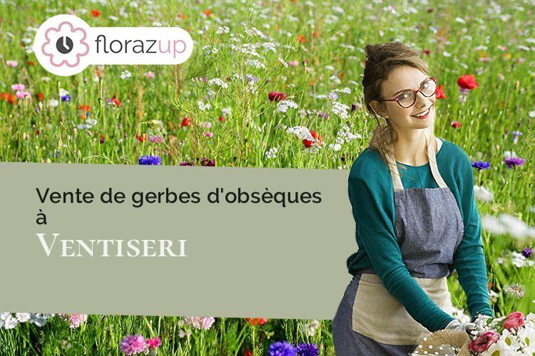 compositions florales pour un enterrement à Ventiseri (Corse/20240)