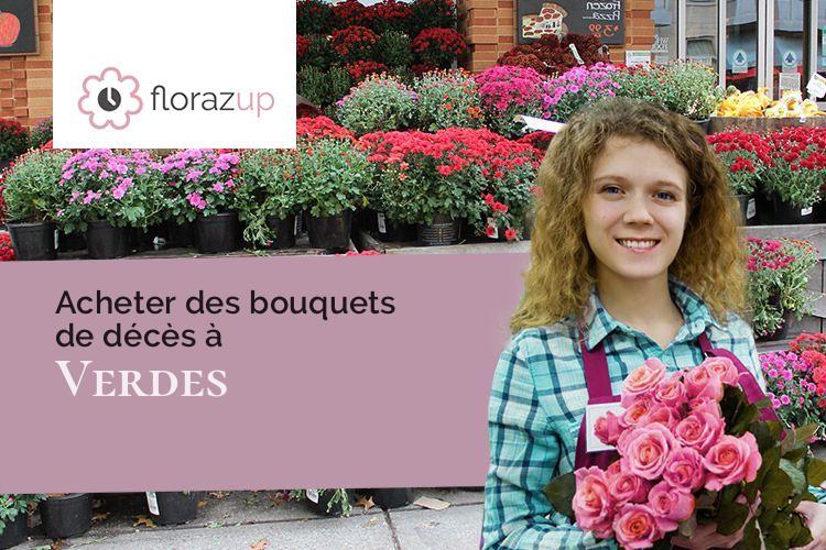 compositions florales pour un deuil à Verdes (Loir-et-Cher/41240)