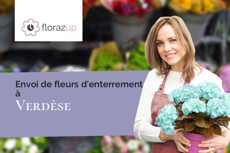 croix de fleurs pour des funérailles à Verdèse (Corse/20229)