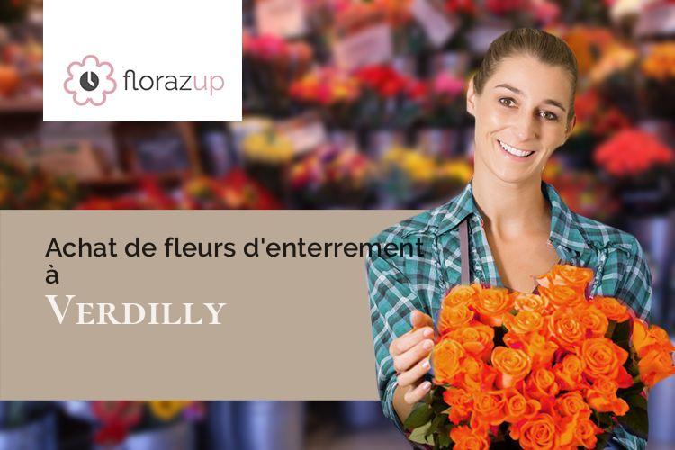 couronnes florales pour des funérailles à Verdilly (Aisne/02400)
