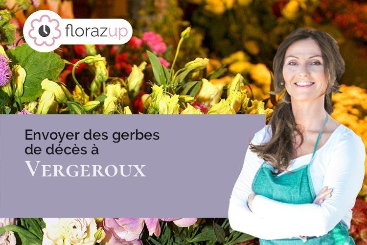 couronnes de fleurs pour des funérailles à Vergeroux (Charente-Maritime/17300)
