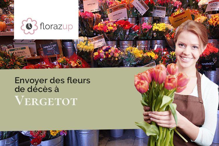 compositions de fleurs pour un décès à Vergetot (Seine-Maritime/76280)