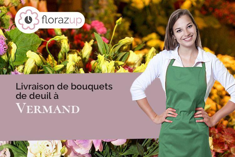 bouquets de fleurs pour des obsèques à Vermand (Aisne/02490)