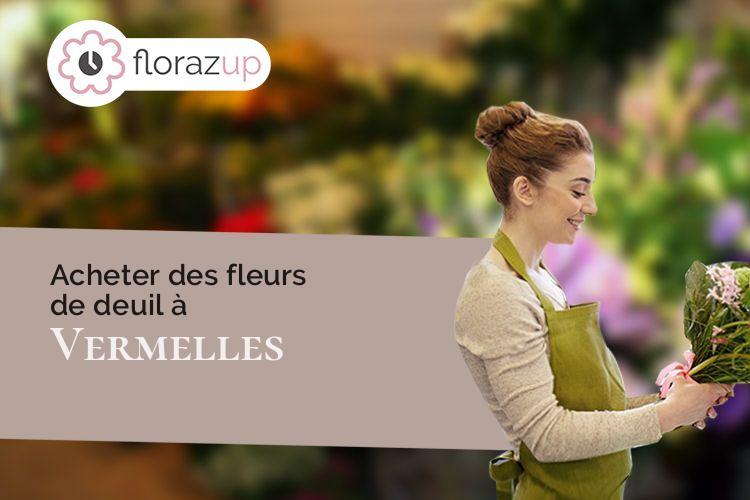 fleurs deuil pour un deuil à Vermelles (Pas-de-Calais/62980)