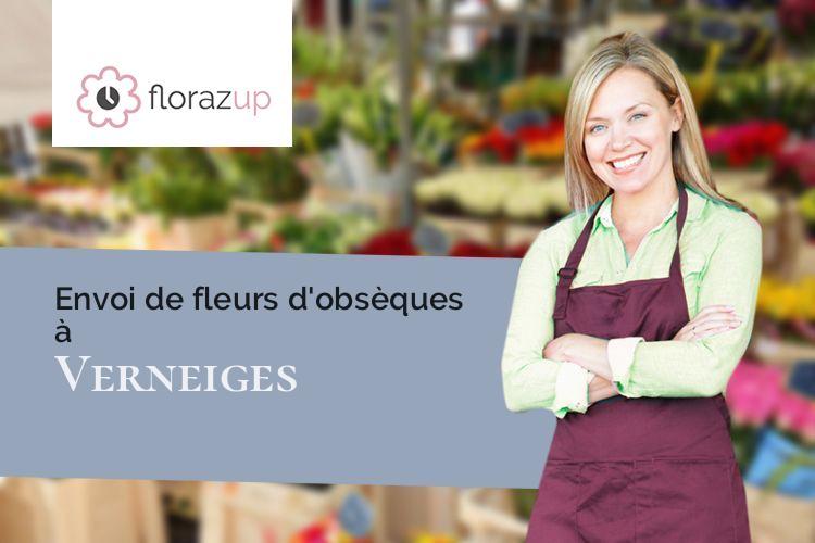 compositions de fleurs pour des obsèques à Verneiges (Creuse/23170)