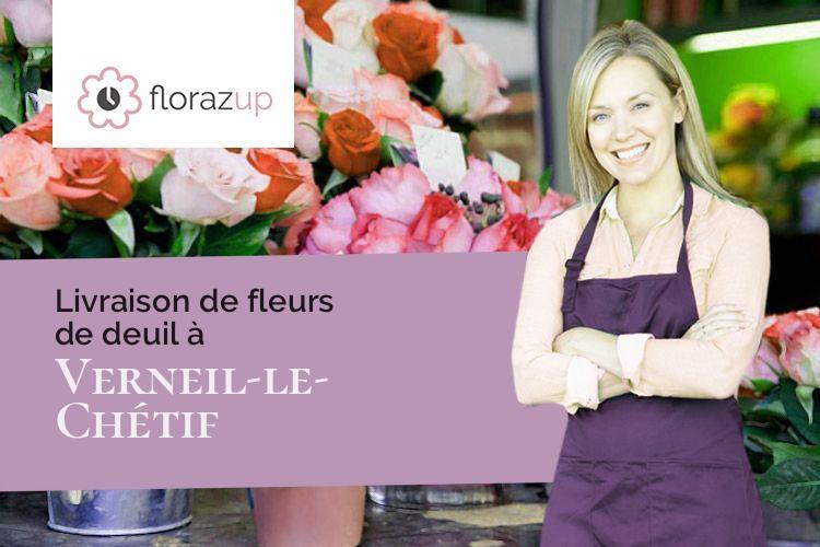 compositions florales pour des funérailles à Verneil-le-Chétif (Sarthe/72360)