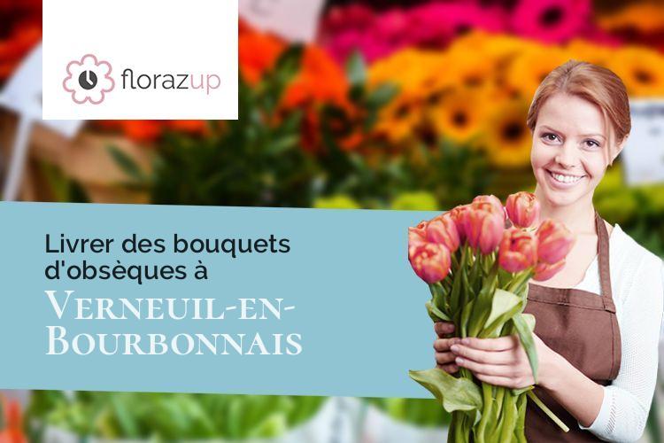créations de fleurs pour un décès à Verneuil-en-Bourbonnais (Allier/03500)