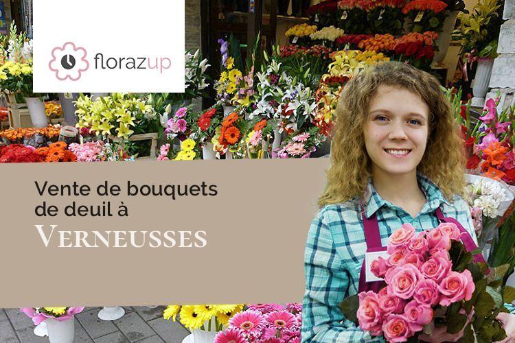 créations florales pour un deuil à Verneusses (Eure/27390)