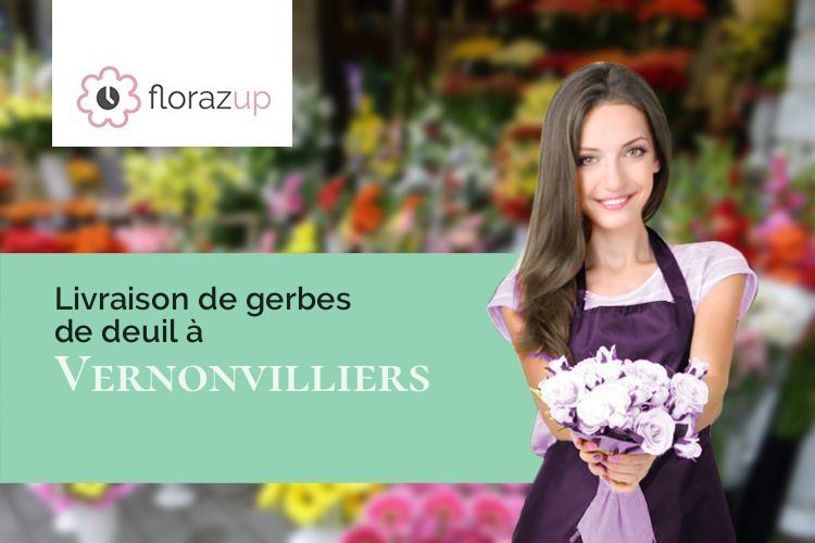 compositions florales pour une crémation à Vernonvilliers (Aube/10200)