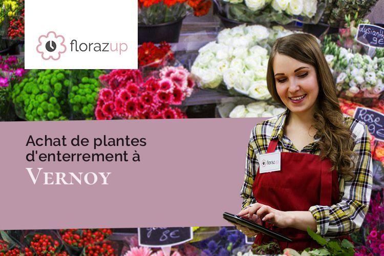 coupes de fleurs pour un décès à Vernoy (Yonne/89150)