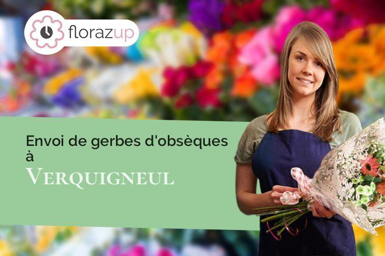 bouquets de fleurs pour un enterrement à Verquigneul (Pas-de-Calais/62113)