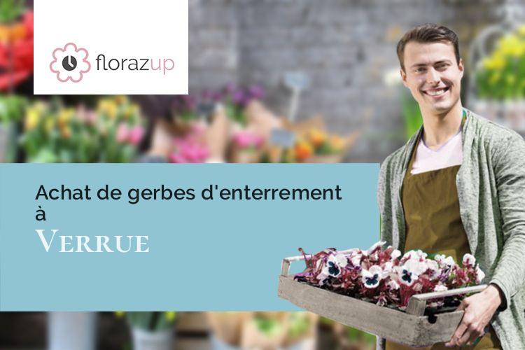 gerbes de fleurs pour des obsèques à Verrue (Vienne/86420)