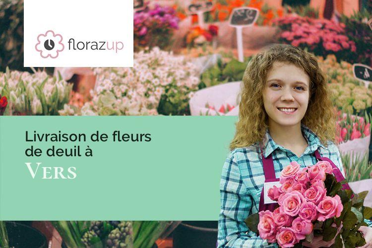 coupes de fleurs pour un deuil à Vers (Lot/46090)