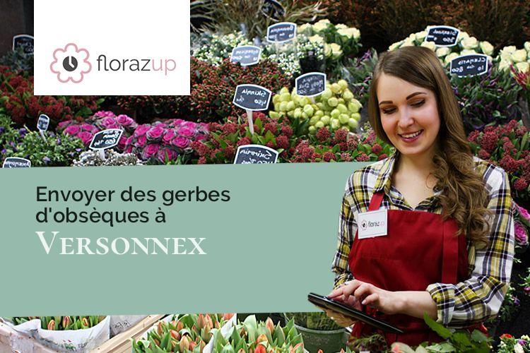 couronnes florales pour un enterrement à Versonnex (Haute-Savoie/74150)