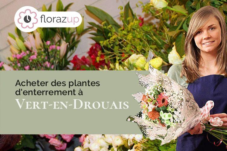 créations de fleurs pour un enterrement à Vert-en-Drouais (Eure-et-Loir/28500)